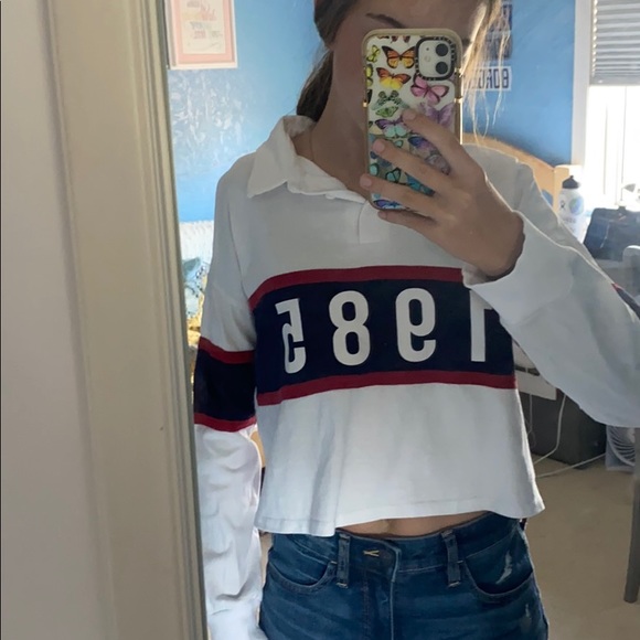 cropped button shirt - Picture 1 of 1